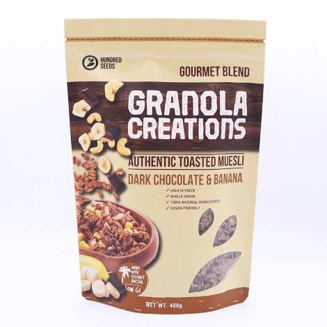 

GRANOLA DARK CHOCOLATE & BANANA 480G