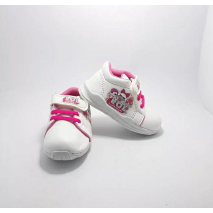Sepatu Anak Perempuan sneaker NON LED usia 2-5thn