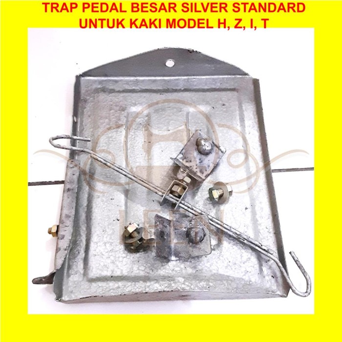 Trap Pedal Injakan Kaki Silver Standard Mesin Jahit Industri LEEN