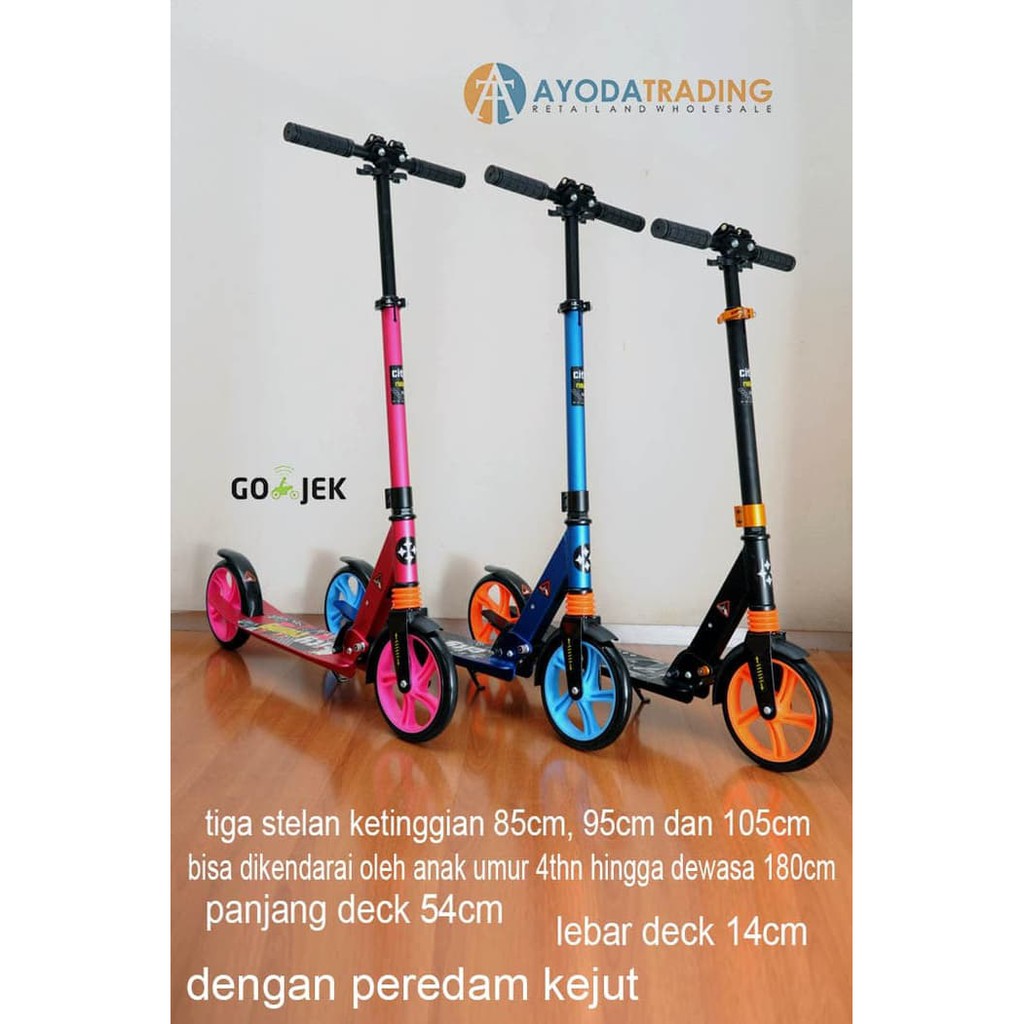 Scooter Otoped Otopet Orang Dewasa City Riding