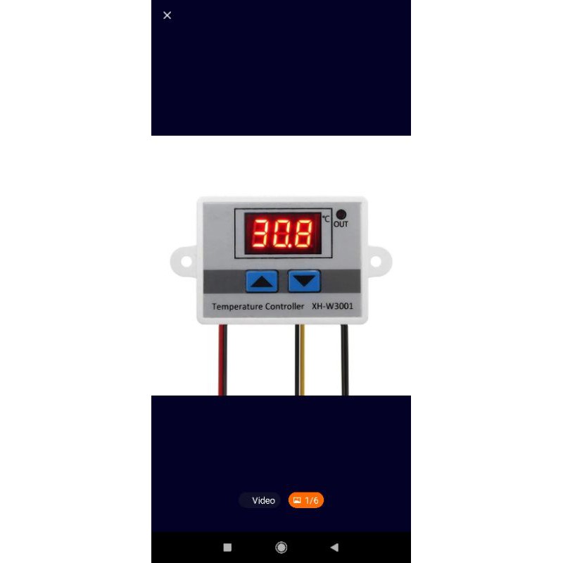 pengontrol suhu XH W 3001