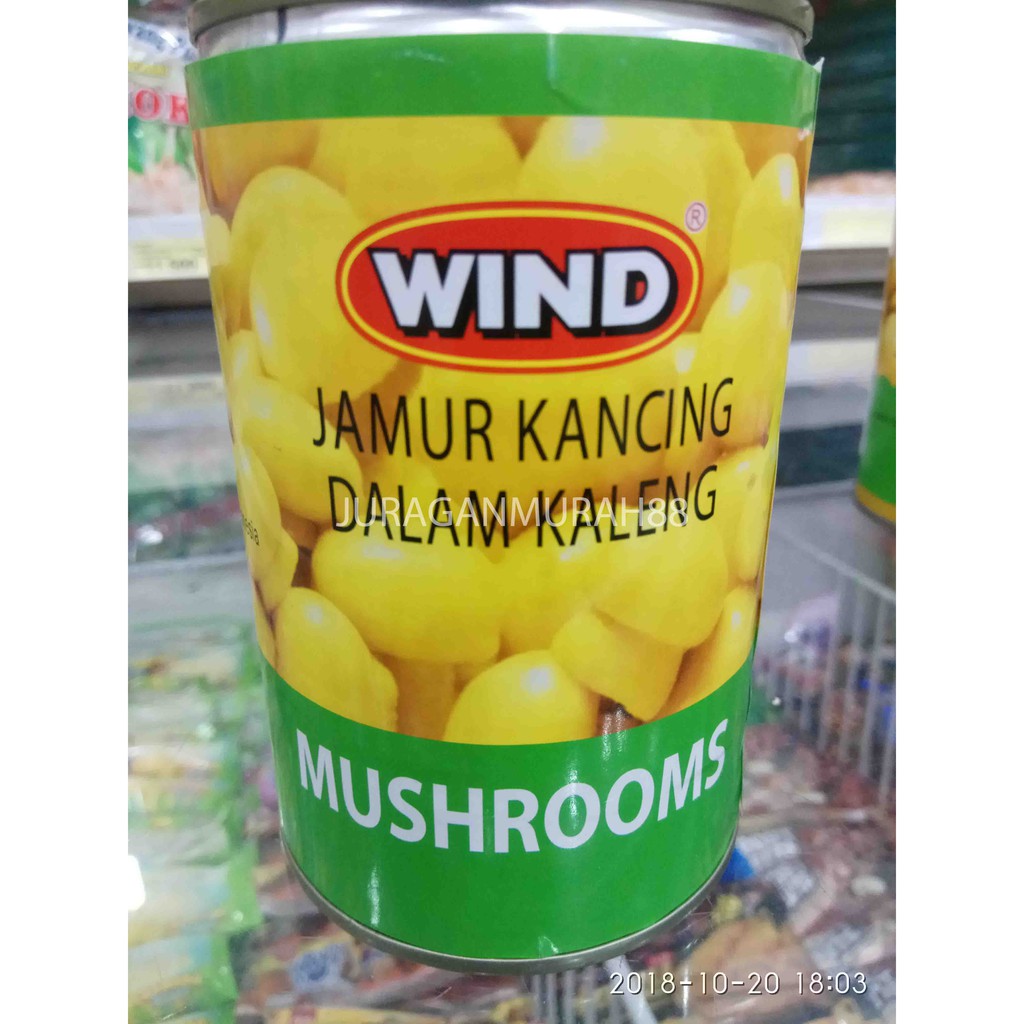 

435 gr Wind Mushroom Jamur kancing dalam kaleng