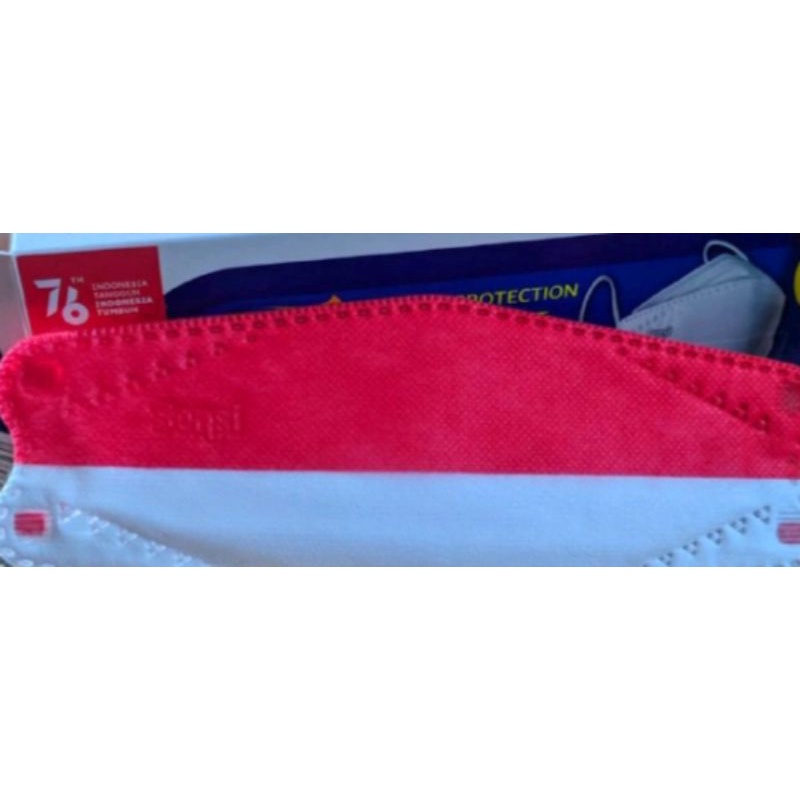 Merah Putih Masker Sensi 4ply Ecer