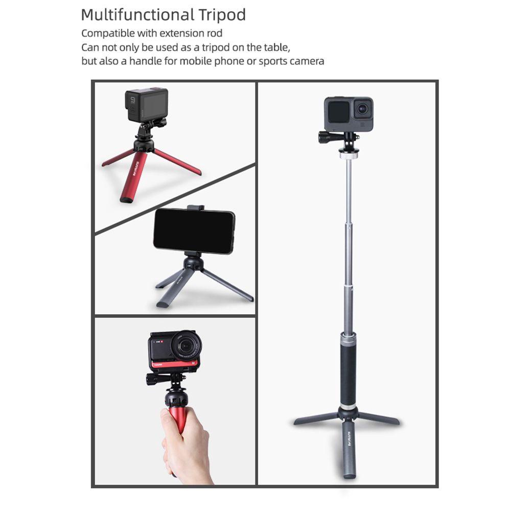 POPULAR Populer Untuk DJI OSMO Action2/OM5/Go Pro10 New Photograph Tripod Extension Ekstensi Batang Untuk DJI OSMO Action2/OM5/Go Pro10