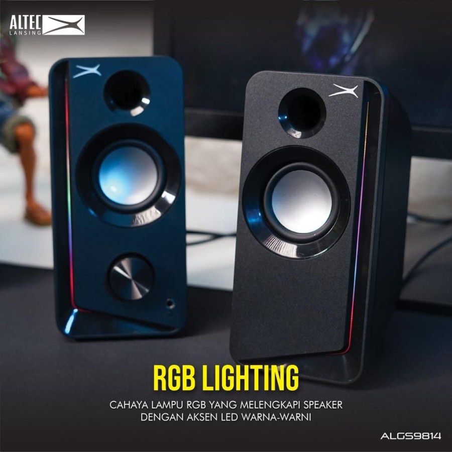 Speaker 2.0 RGB Altec Lansing ALGS9814 - Speaker Komputer ALGS-9814