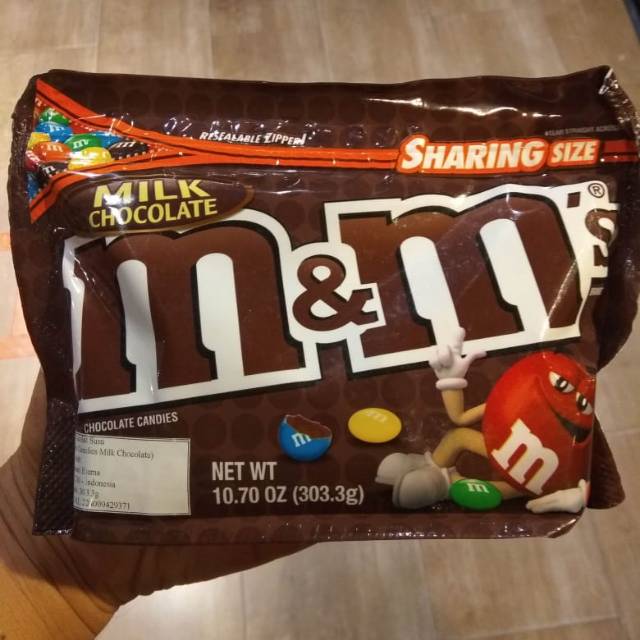 

Cokelat M&Ms milk chocolate 303 gr