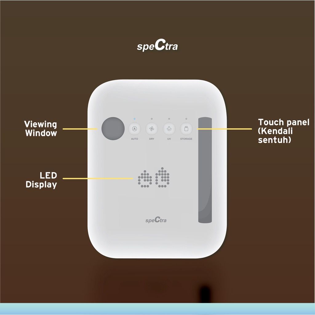 SPECTRA UV STERILIZER WHITE / GRAY - UVV - STERIL BOTOL