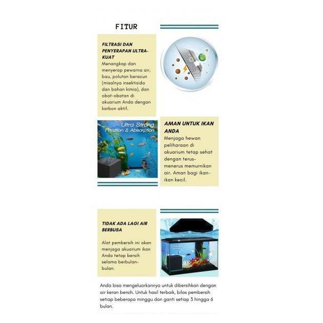 Fish Tank Water Purification Cube Borisov
