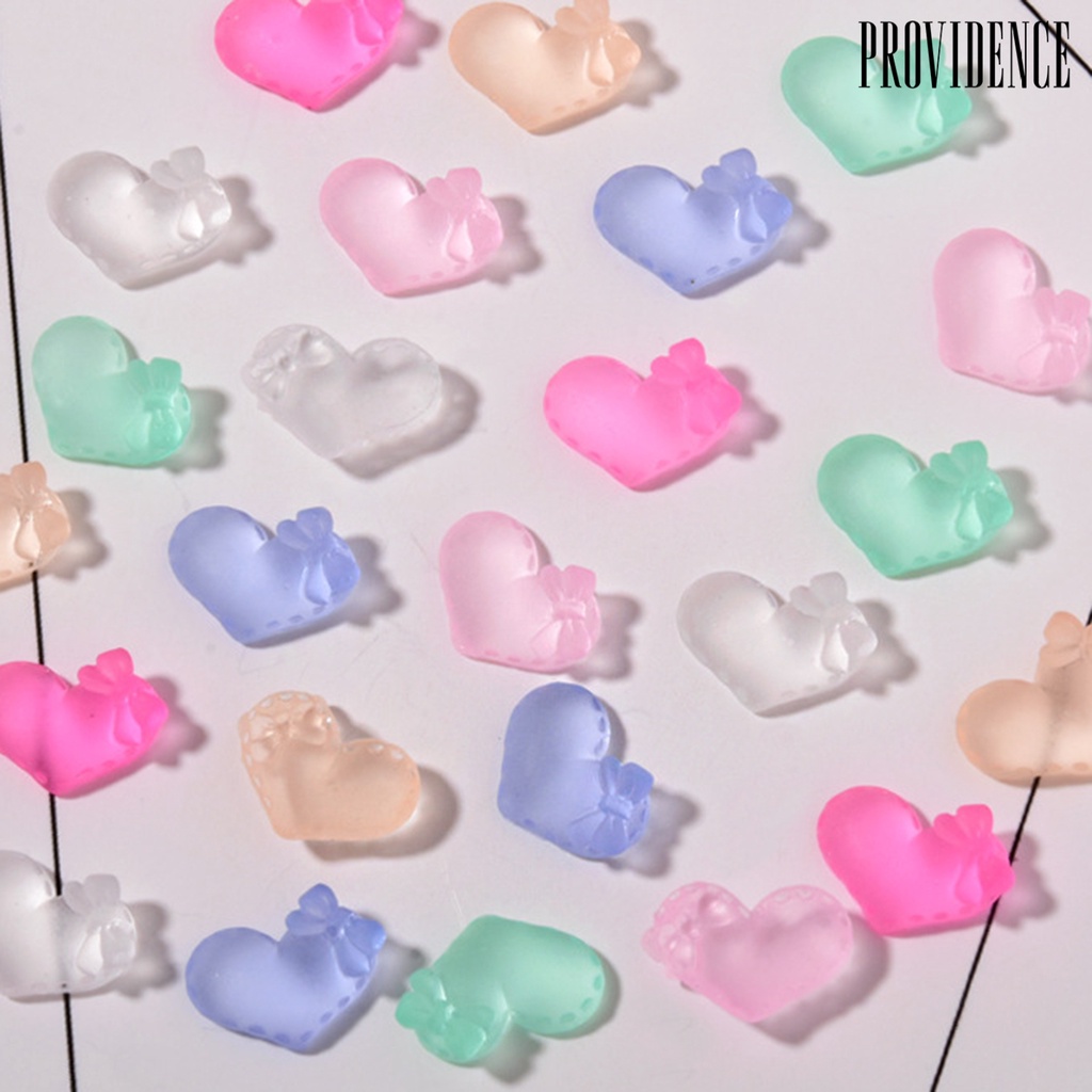 Providence 20pcs / Set Berlian Imitasi Transparan Motif Kartun Warna Permen Untuk Aksesoris Nail Art