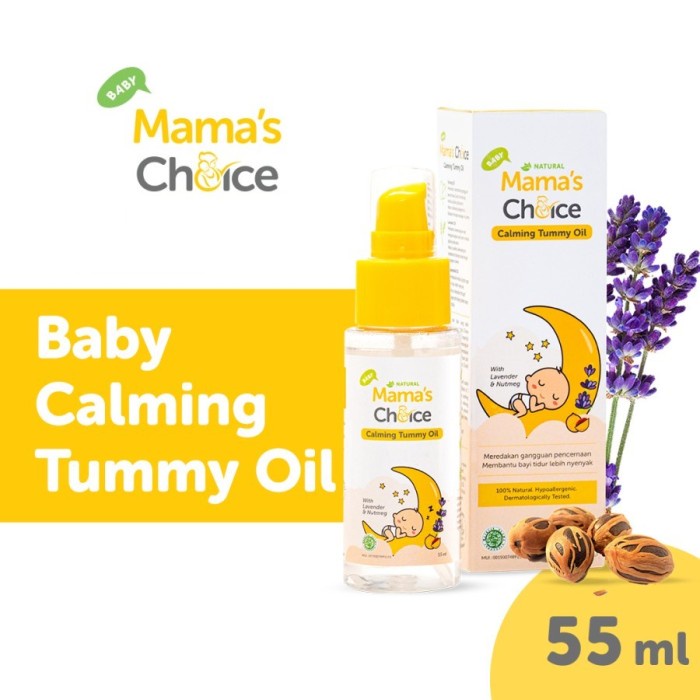 MAMA'S CHOICE Baby Calming Tummy Oil 55 ml Anti Kolik Bayi Colic Relief