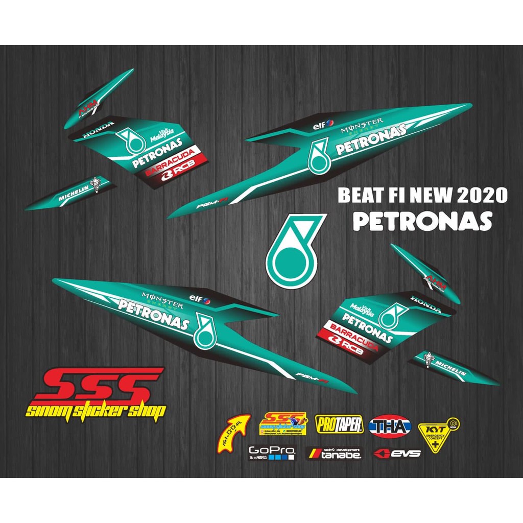 Striping Variasi Beat FI New 2020 Petronas