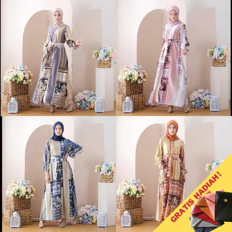 Gamis Maxmara || Gamis Turki || Gamis Arabian Murah || Gamis Dior Silk || Gamis Lebaran Murah