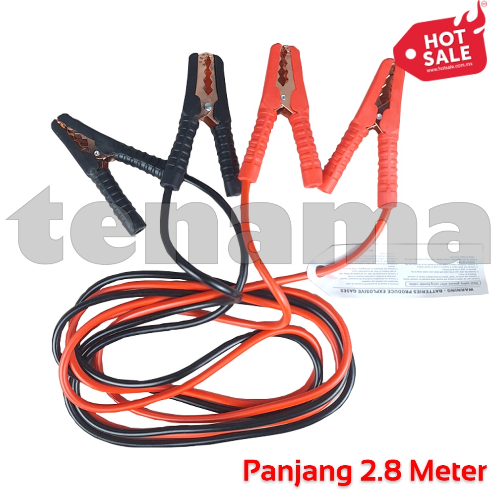 Kabel Jumper Starter Aki 2.8 Meter Pure Copper 500 AMP