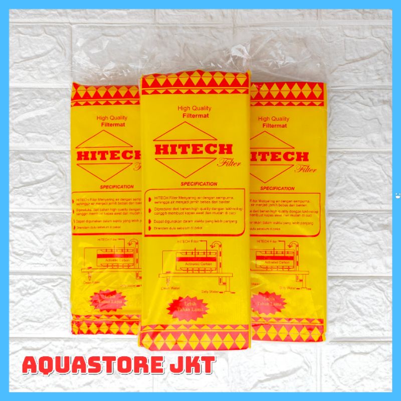 KAPAS BUSA FILTER AQUARIUM HITECH  - KAPAS  HITECH KUNING FILTER AQUARIUM AQUASCAPE