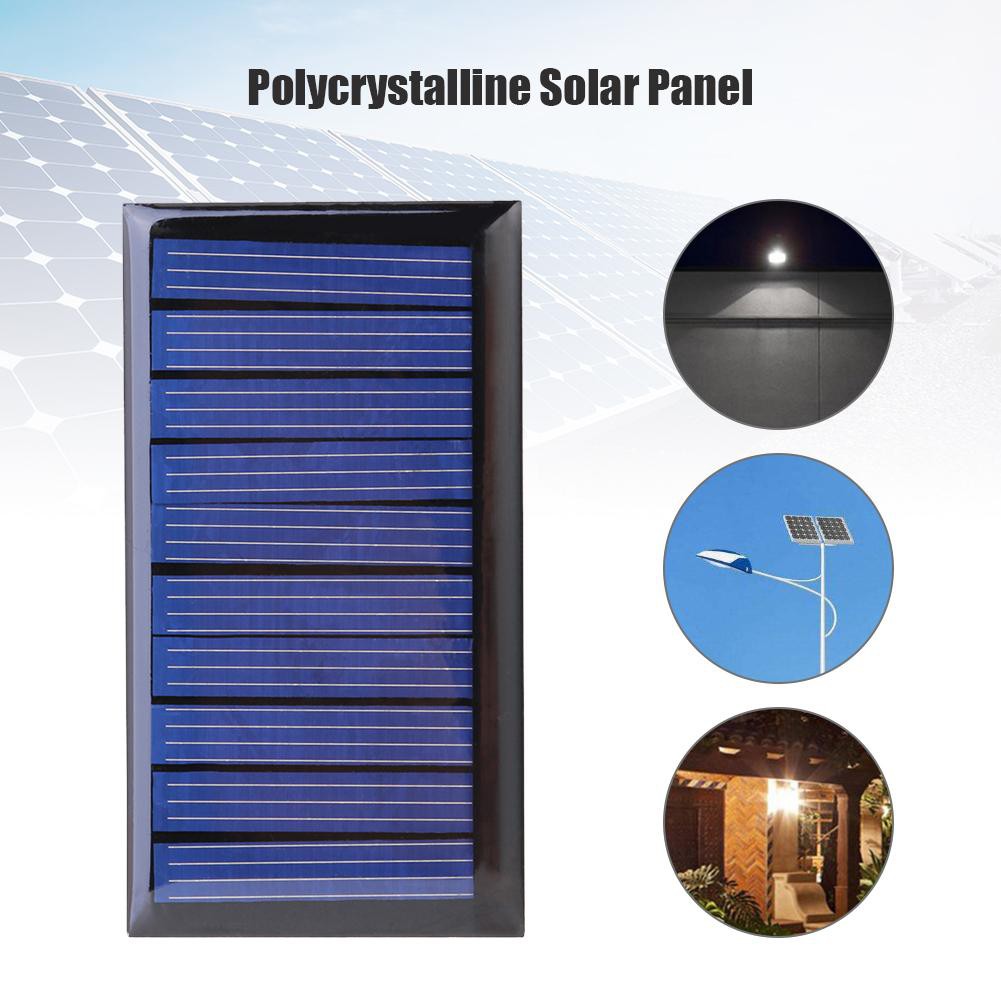 MOJITO kyofumo 0.3W 5V 60mA Solar Panel Polycrystalline Solar Cell Panel for 3.6V Battery