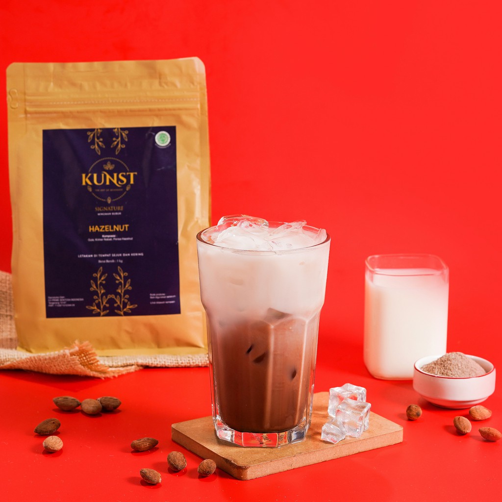 

HAZELNUT Signature KUNST POWDER | Bubuk minuman rasa HAZELNUT