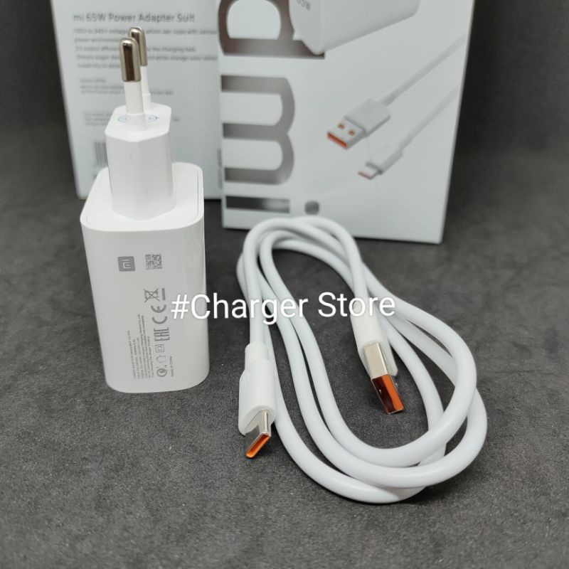 Charger Xiaomi 65W Fast Charging Type C Adapter Suit ORIGINAL