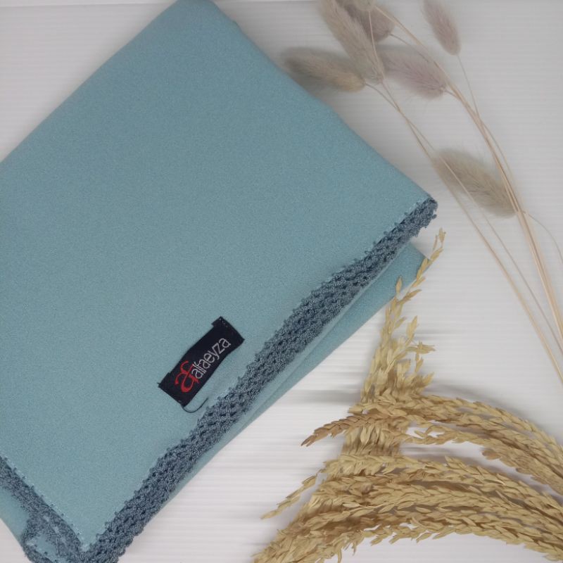 PASHMINA CROCHET EMBRIODERY / PICOT DIAMOND STRETCH-Wardah