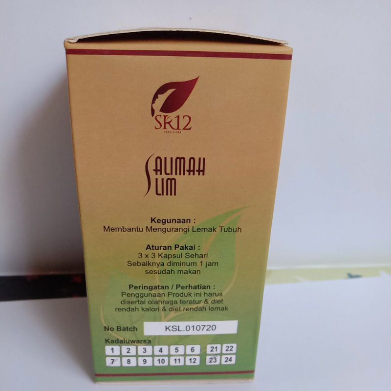 Salimah slim, pelangsing herbal, detox perut