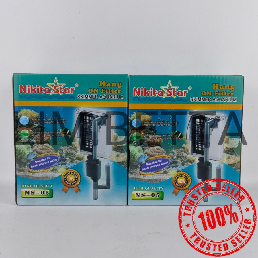 (HF-05) HANG ON FILTER NIKITA STAR HF-05 / FILTER GANTUNG + SKIMMER