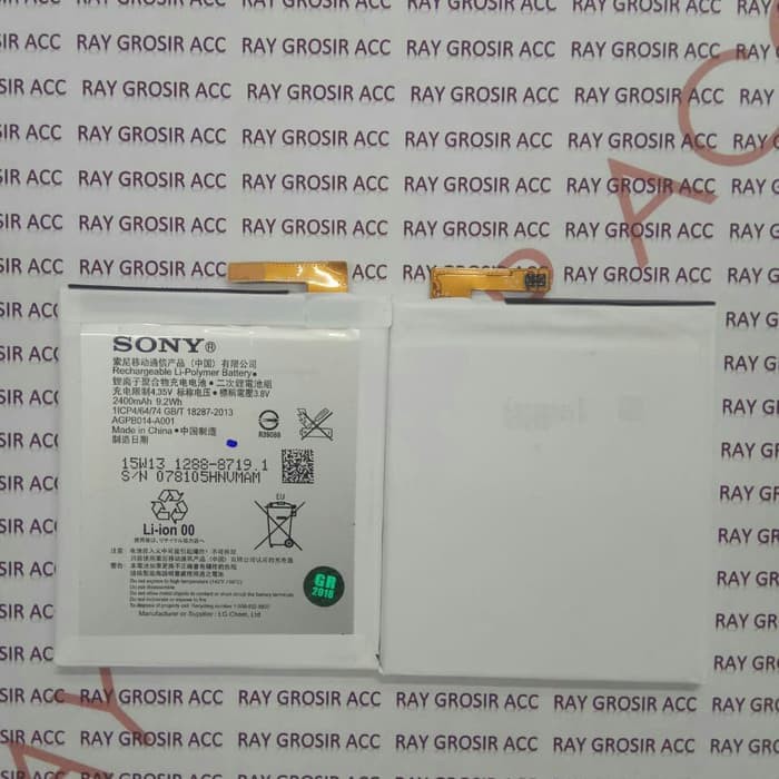 Baterai Original SONY Xperia M4 AQUA E2303 E2353 AGPB014-A001 LIS1576ERPC