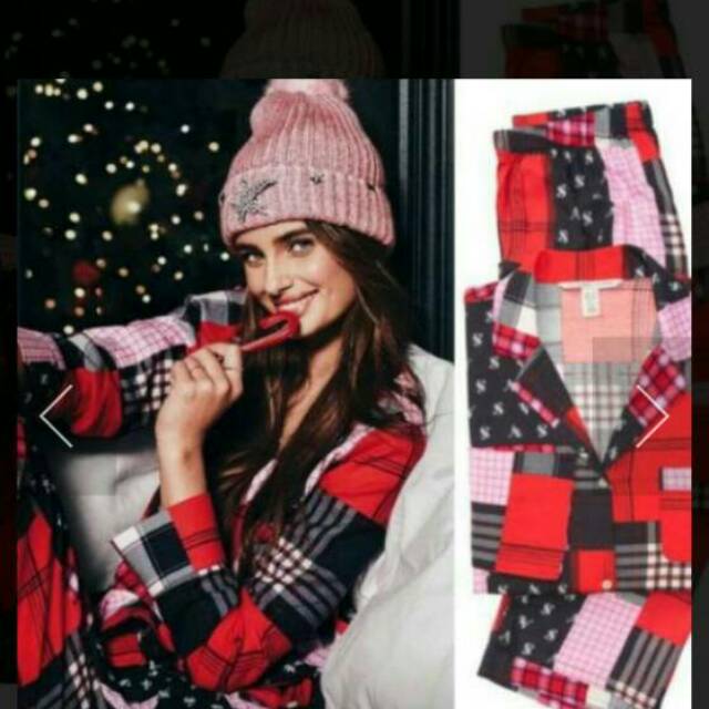 PAJAMAS VICTORIA SECRET SET VS RED