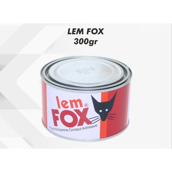 

Lem Fox Kuning 300gr / Lem Karpet Karet Sendal Sepatu Kulit Kayu HPL