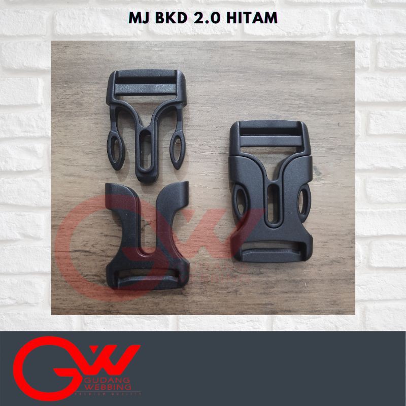 Kunci Sodok 2.0mm Hitam | Selot 2.0cm hitam | MJ BKD 2.0 Hitam