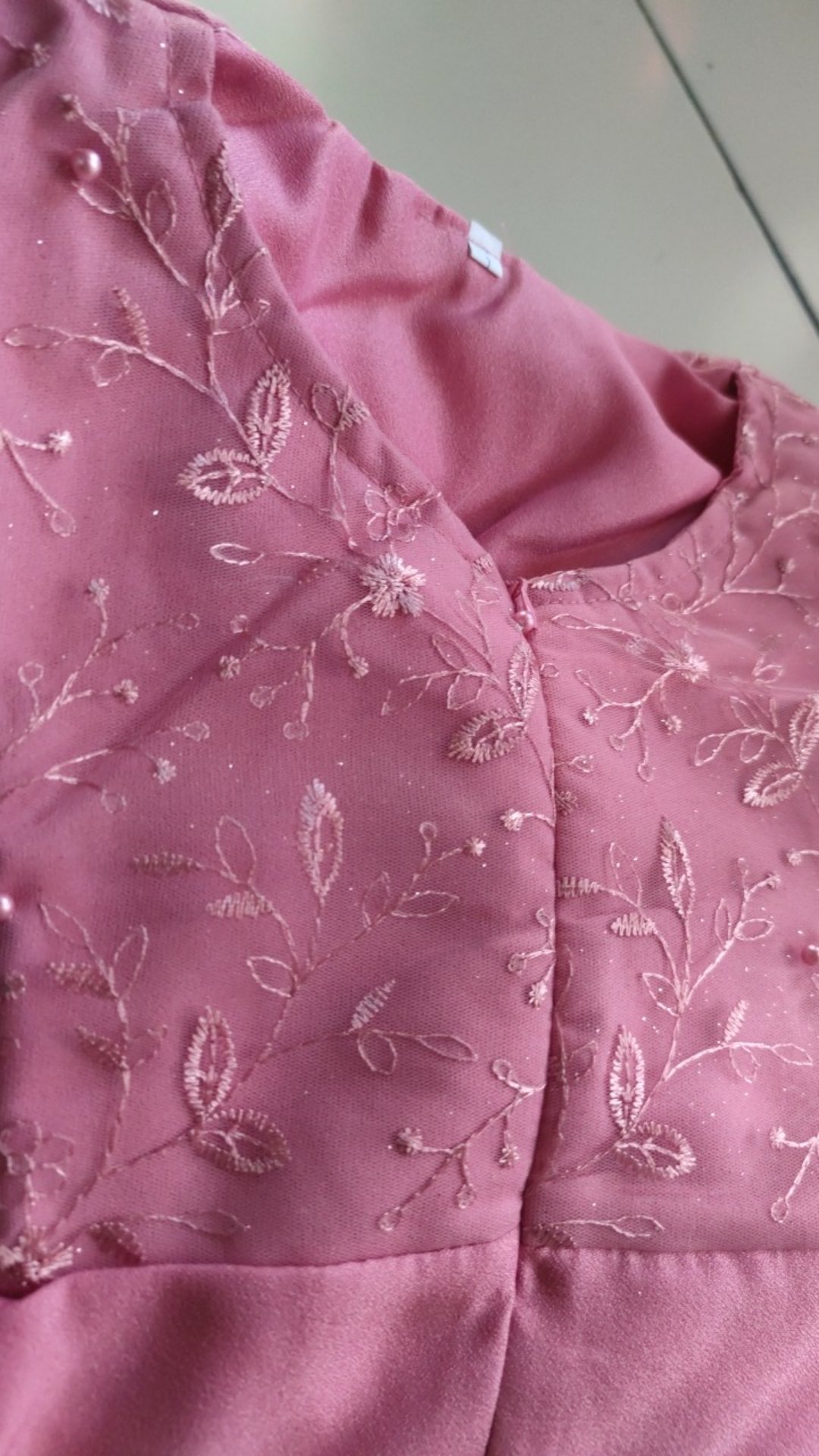 Gamis Brukat Baju Muslim Gaun Pakaian Wanita Kebaya Batik Quenby Gamis Modern