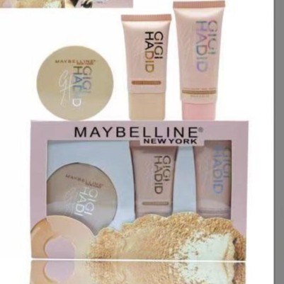 [PER BOX] FOUNDATION + POWDER + HIGHLIGHT 3in1 MAYBELLINE NO.3209