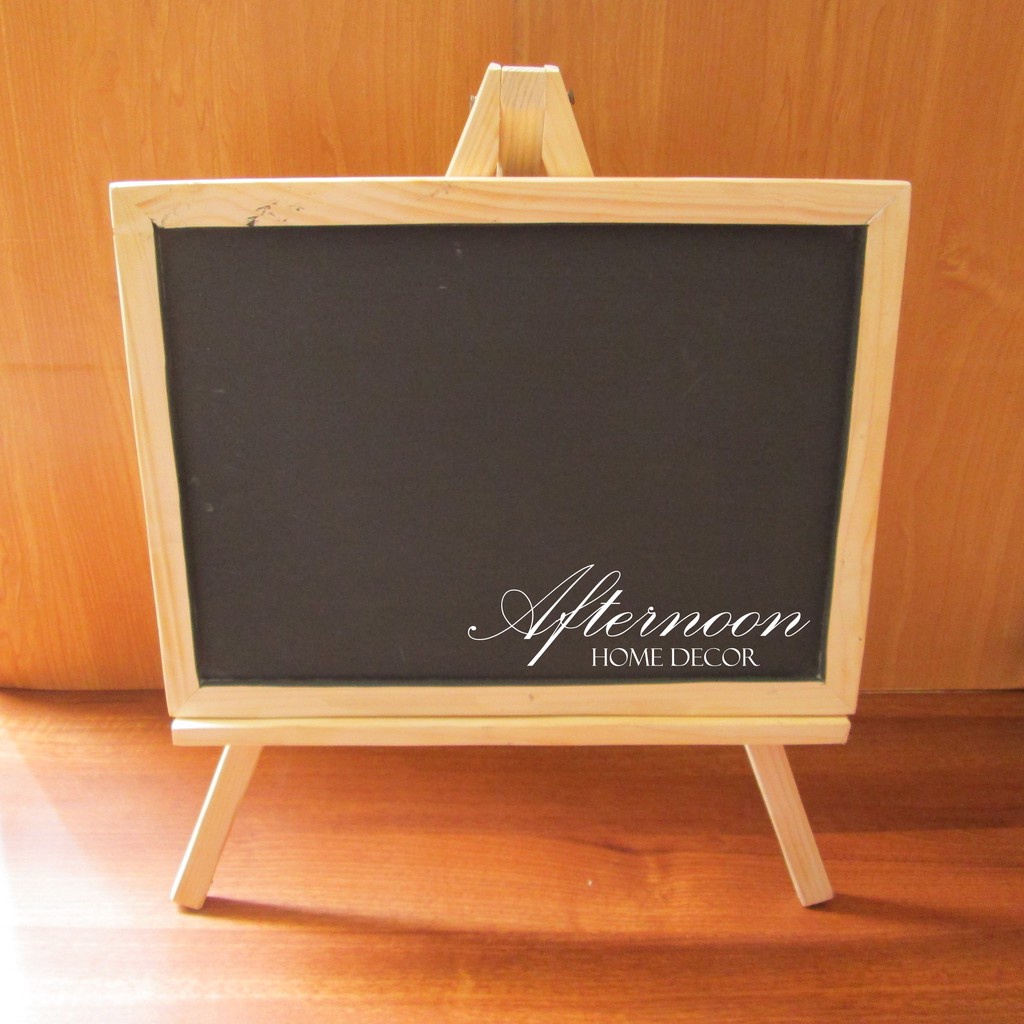 

Papan Tulis Mini Blackboard with Tripod 30 X 40 CM Elegan