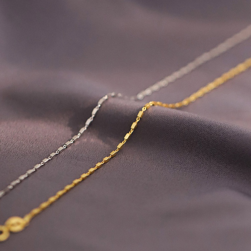 Gelang Manikmanik Warna Gold Gaya Minimalis Tipis Untuk Priawanita