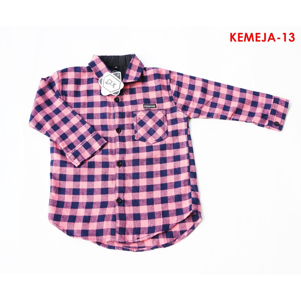 Kemeja Flanel Anak KMJ-13 Kemeja Anak Kemeja Panel Baju Anak Murah