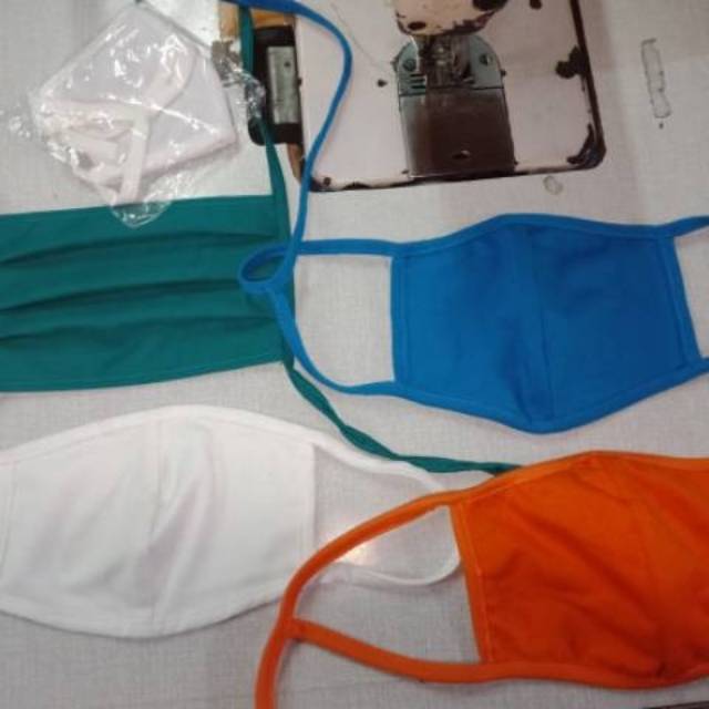 Masker Kain Katun bahan Drill/Japan Drill