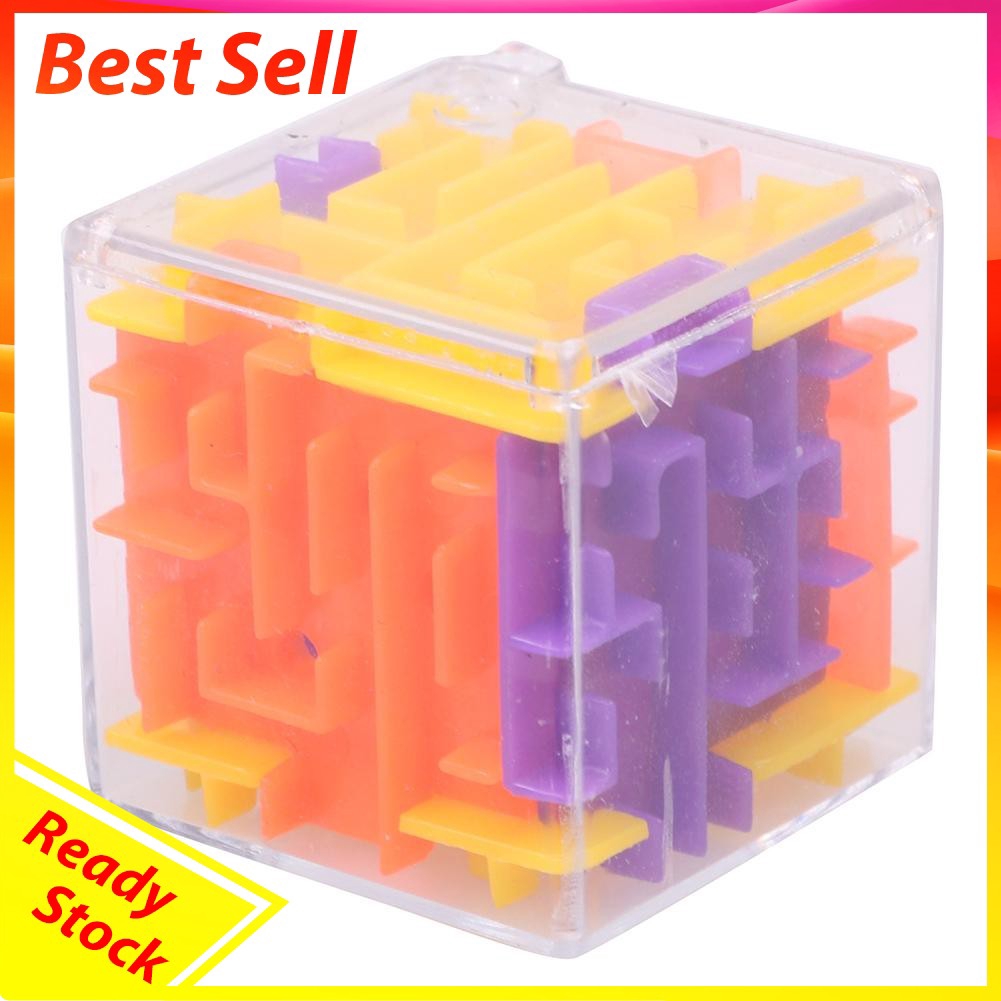 3D Maze Magic Cube Toy Labyrinth Rolling Puzzle Game Kid Educational Toys