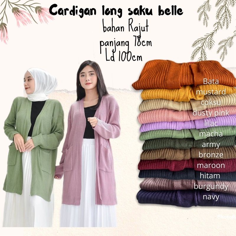 DISCOUNT!!!CARDIGAN BELLE PREMIUM OVERSIZE // CARDIGAN WANITA