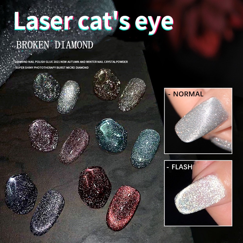 MSY Kutek Gel Laser Diamond Cat Eye Nail Polish Gel/Gel Nail Polish UV LED Nail Art / Kutek / Cat Kuku/ Gel polish/ Kutek Gel UV LED Nail Polish/Nail Gel