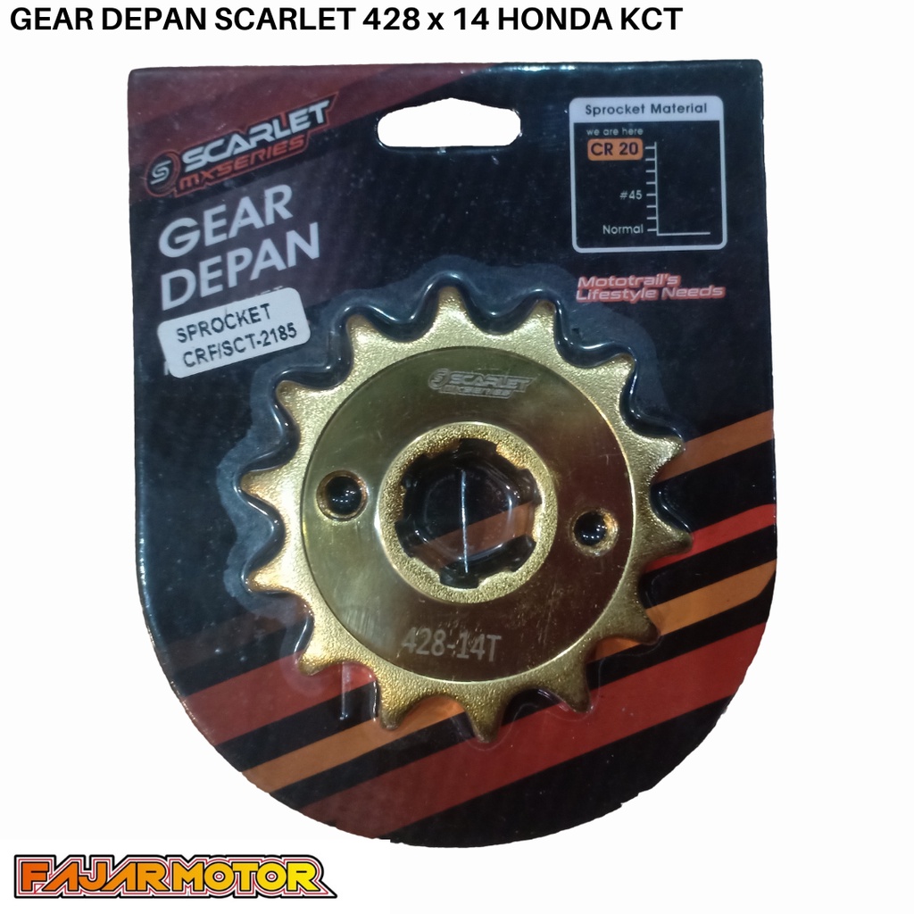 SSS GEAR GER DEPAN 428 JUPITER VIXION R15 MEGAPRO GL CB150R SUPRA SATRIA FU SMASH SHOGUN GIR FRONT SPROCKET