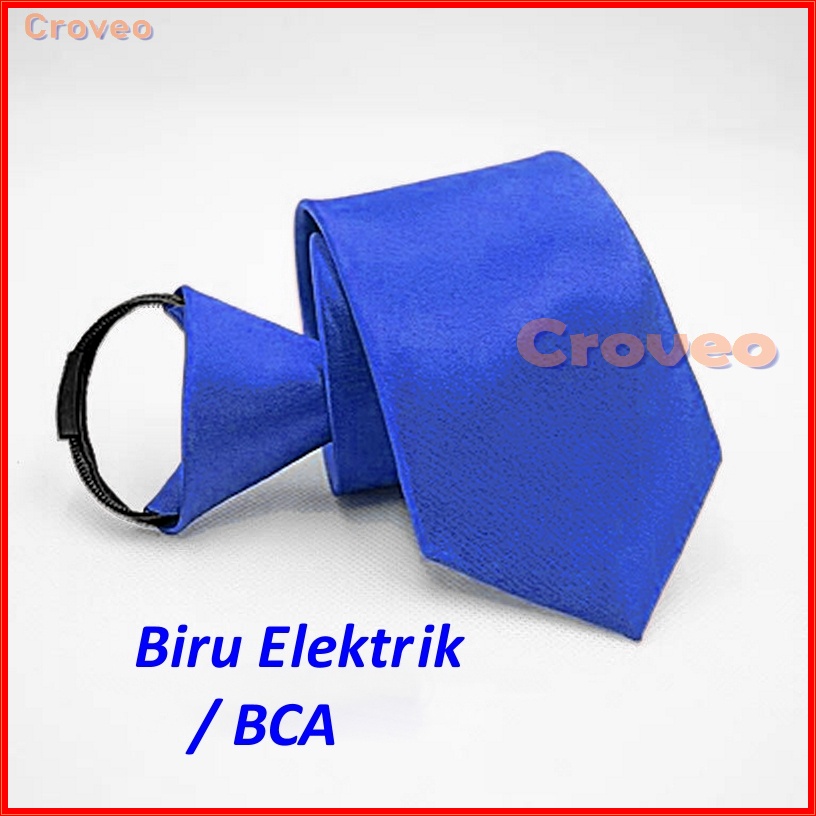 Dasi Pria Instan Siap Pakai Resleting Slim Polos 3 Inch Langsung Otomatis Kantor Ospek 3inch 8 cm Cowok Wisuda Kerja Hitam Formal Merah Biru Velcro kretekan Praktis Jadi Warna tie Perekat Restleting Sleting Ikat Sendiri Pesta Sekolah Silver Impor Murah cm