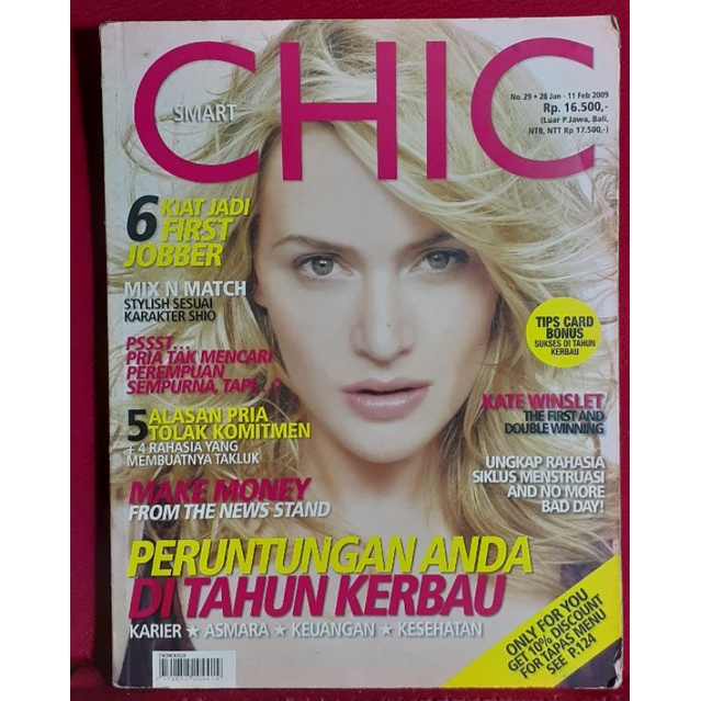 MAJALAH BEKAS MAJALAH CHIC • 29-2009 • 28 JANUARI - 11 FEBRUARI 2009
