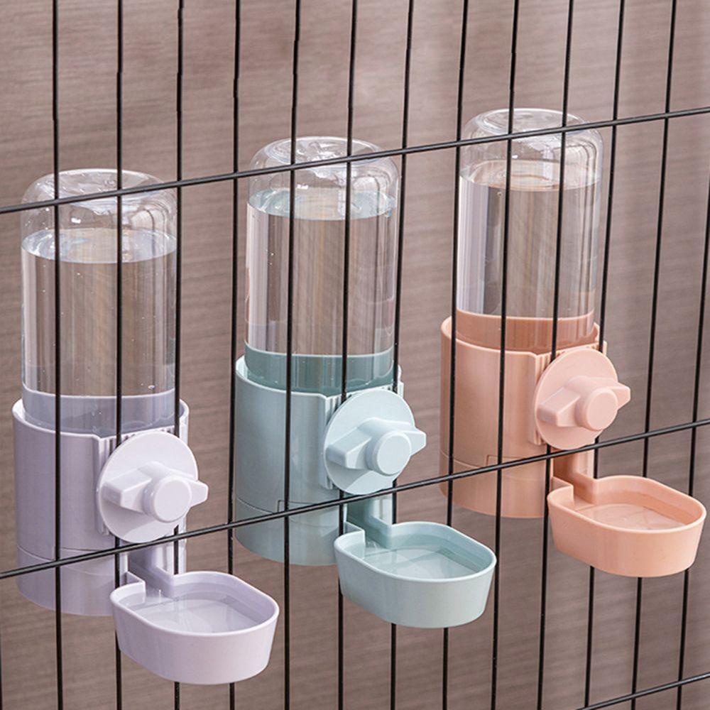 Solighter Tempat Makan Hewan Peliharaan Otomatis Untuk Kandang Peti Kucing Dispenser Bowl Rabbit Cage Hanging Bowl