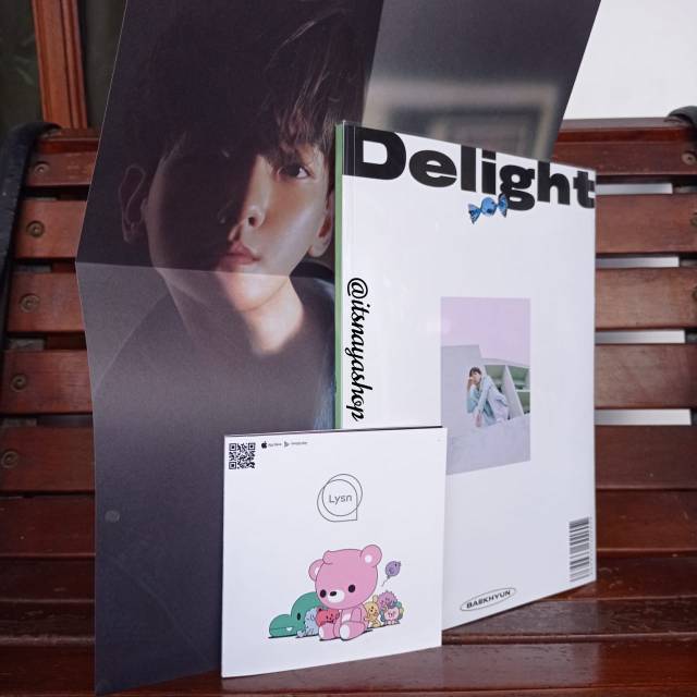 Album only BBH Baekhyun Delight Mint ver + Folded Poster
