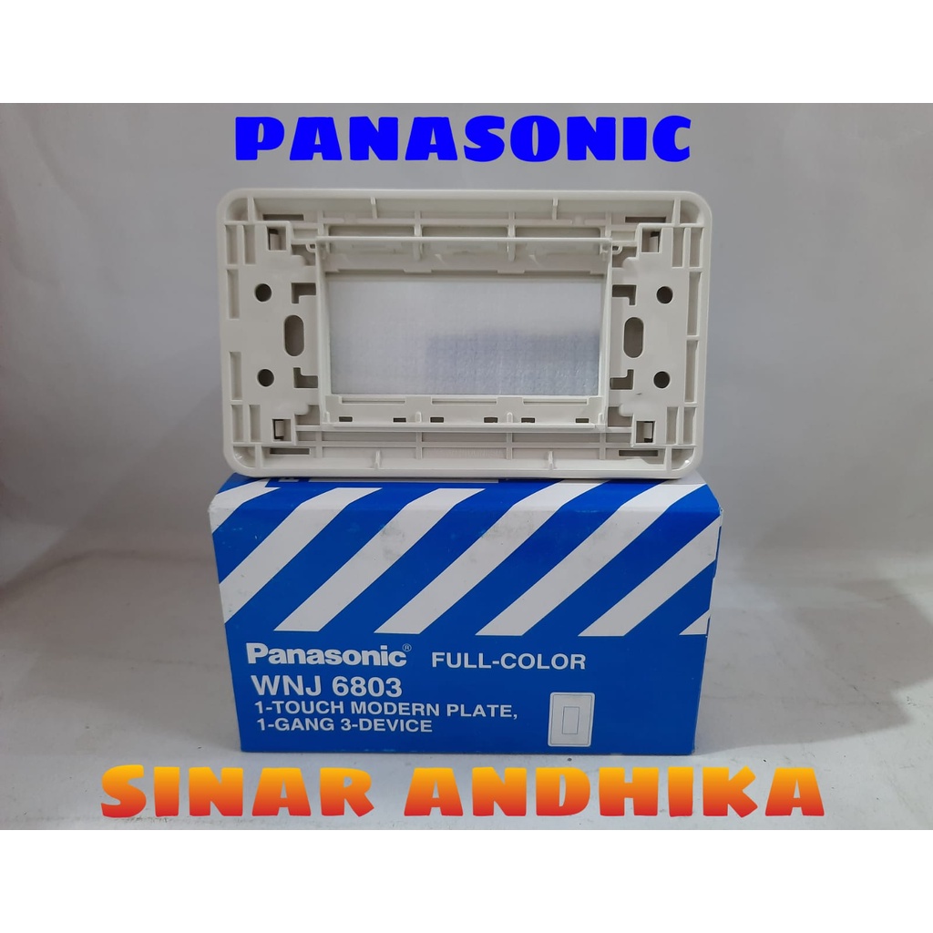 FRAME SAKLAR 1 GANG 3 DEVICE TYPE FC PANASONIC WNJ 6803