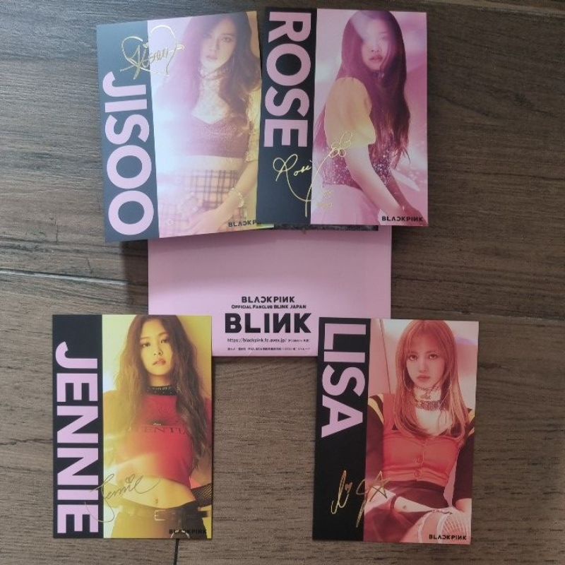 BLACKPINK Japan Official Blink Postcard