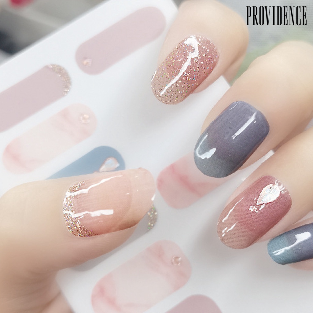 Providence Nail Polish Film Back Glue Vivid Patterns Ultra Thin Full Waterproof Environmentally Nail Stickers for Manicure