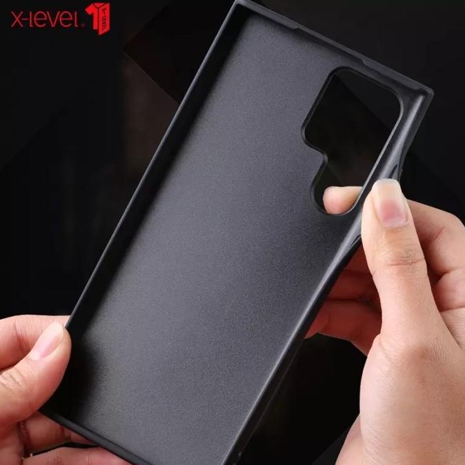 Leather Case X-level Samsung S22 Ultra S22+ S22 Casing Kulit Original