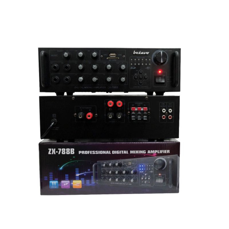 power amplifier BETAVO ZX 788bluetooth karaoke original