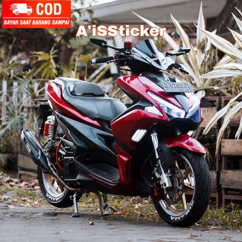 Stiker Skotlet Merah Tua Candy Metalik Skotlet Dark Red Metalik Skotlet Motor Vario