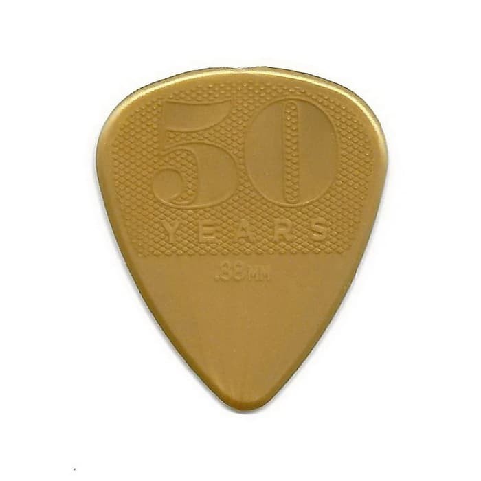 Dunlop 50th Anniversary Gold Nylon Pick Gitar