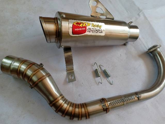 Knalpot racing cld monster Beat FI karbu vario 110  125  mio juga mio m3 mio karbu dll-1